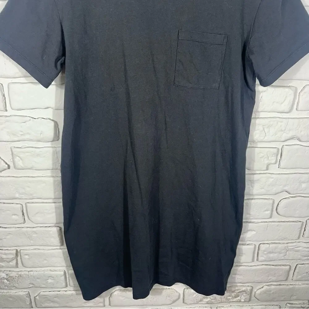 Madewell Pocket Tee Dress Black Size Small - Picture 13 of 13